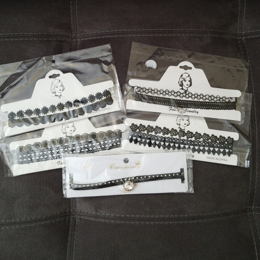 5 choker necklaces
